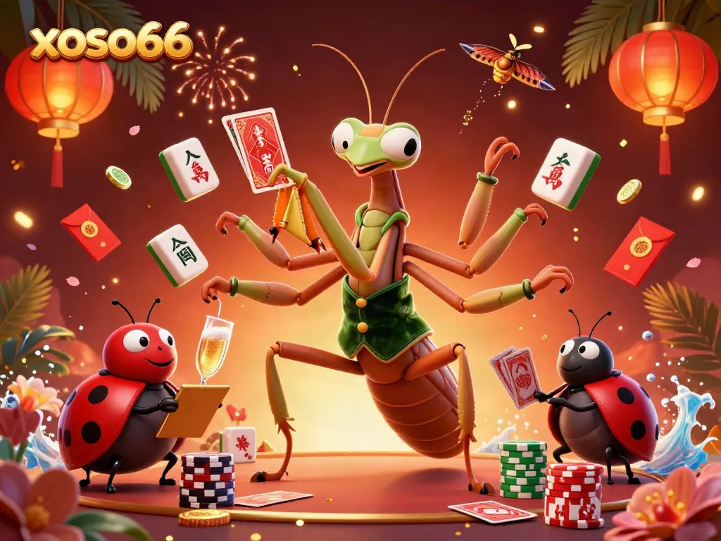 Experience thrilling games at xoso66 with exciting visuals featuring unique characters and dynamic casino elements.
