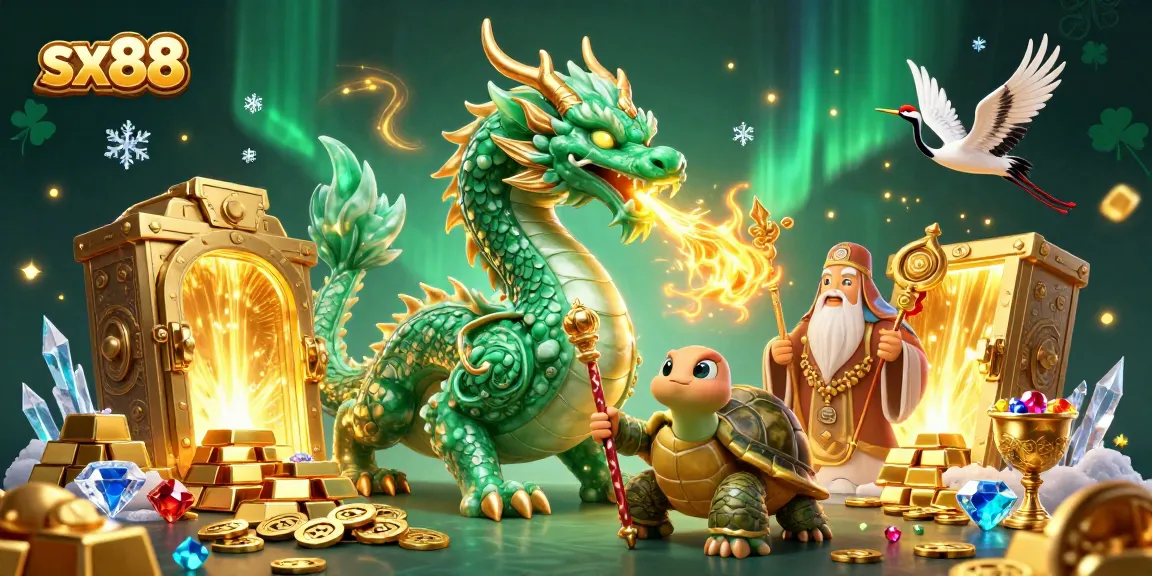 Engage with sx88's thrilling dragon-themed slot adventure featuring dynamic illustrations of mystical characters.