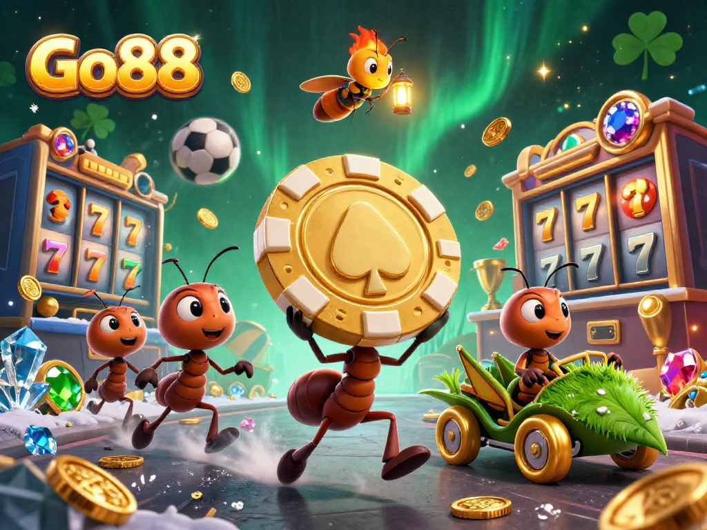 Play and win big at Go88 with exciting 3D casino game elements and characters!
