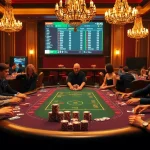 Engaged players at a poker table showcasing the dynamic betting atmosphere of https://az888.futbol.