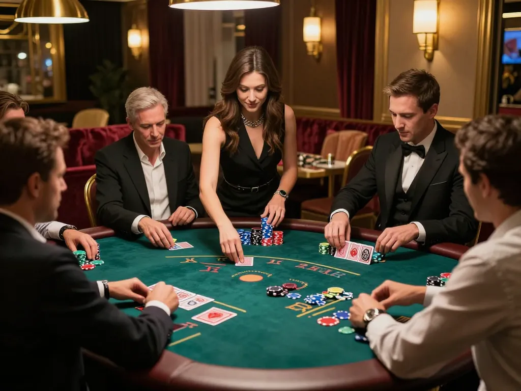 Engage in high-stakes blackjack action at https://nk88.boo/ with players immersed in strategic gameplay and luxury