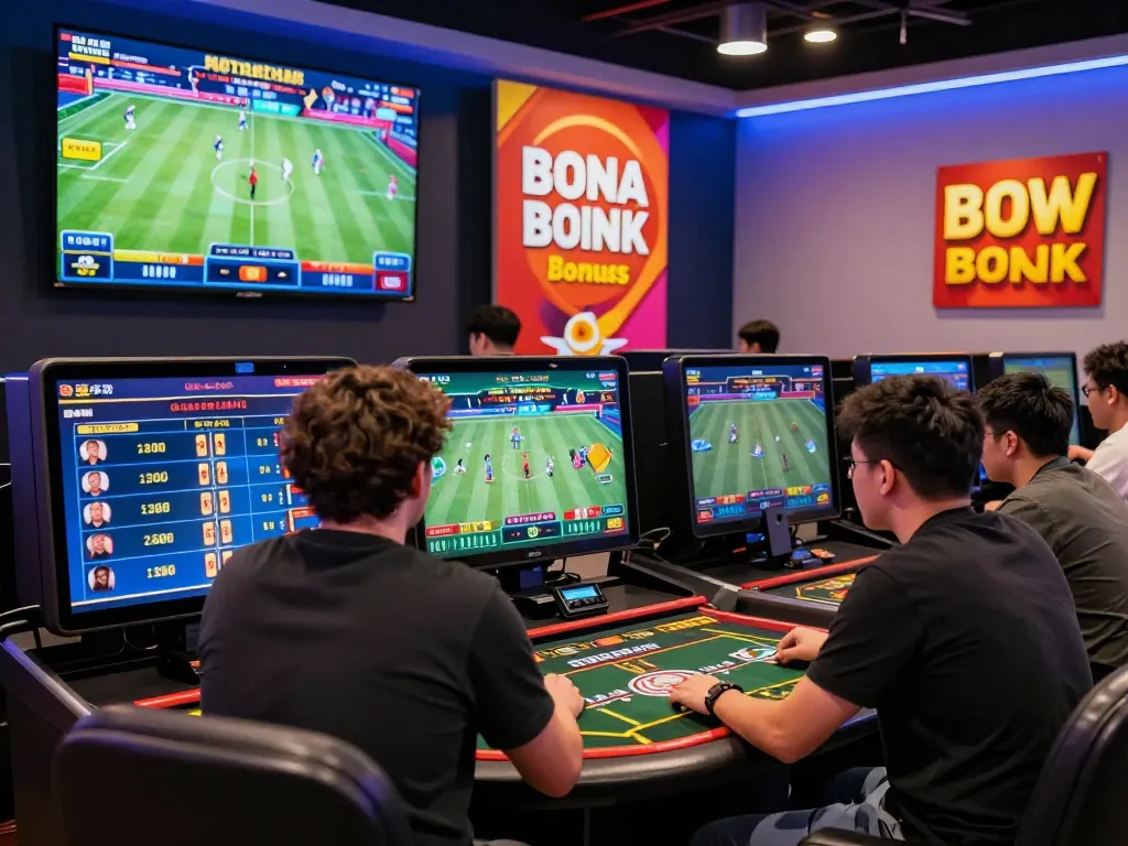 Exciting online gaming atmosphere at Gavn99 with players engaged in live betting and casino games.