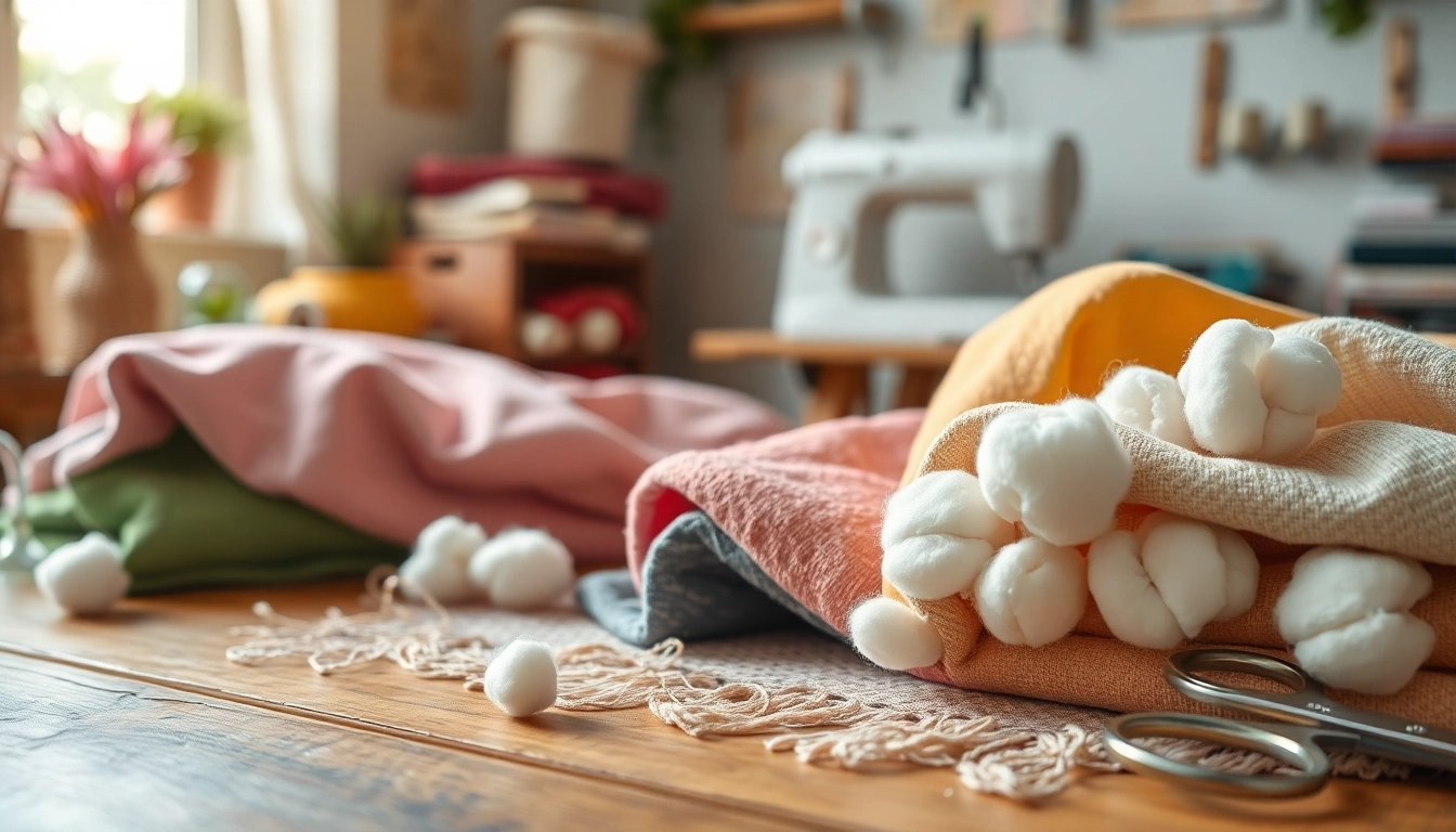 Katoen stof per meter in diverse kleuren en texturen, perfect voor elk creatief project.