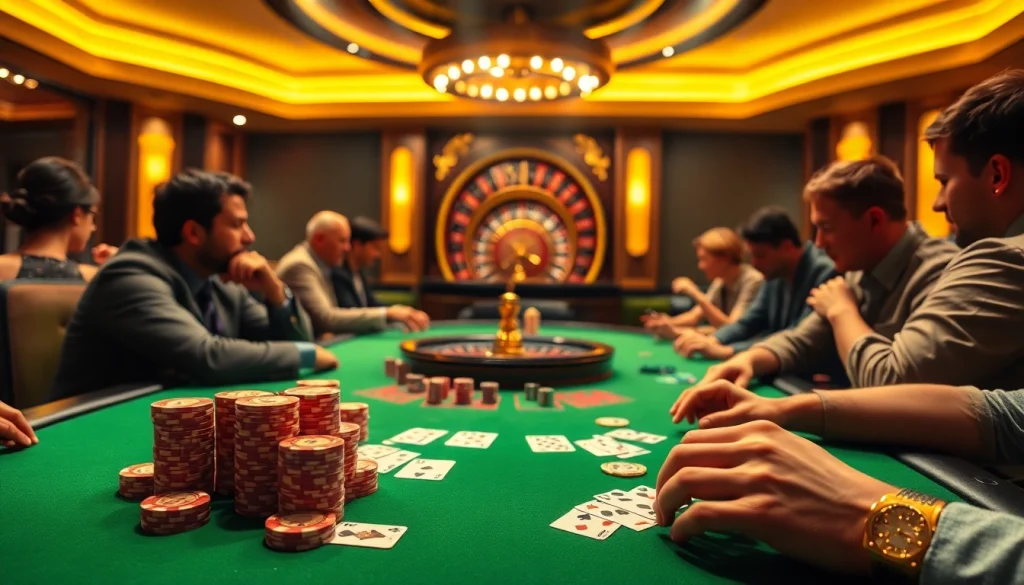 Experience high-stakes play at open88 with dynamic poker and roulette action.