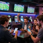 Place bets on exciting sports events at ve88 in a vibrant sports betting bar
