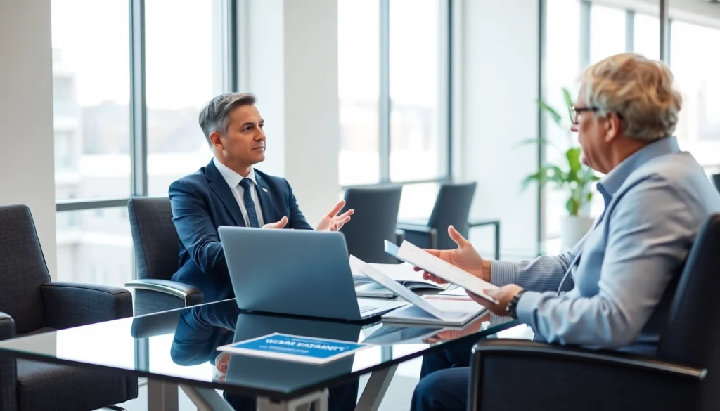 Expert led warranty company consultation session highlighting personalized advice.