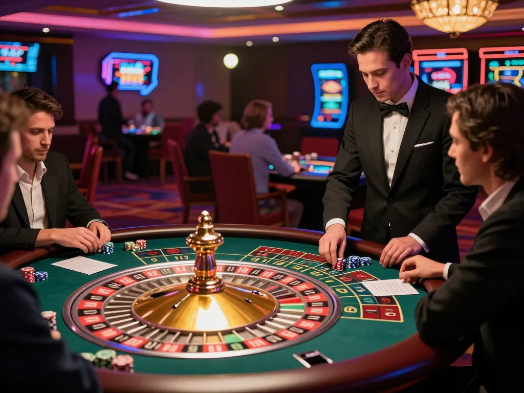 Experience high-stakes action at xi88 roulette table with players eagerly placing bets.