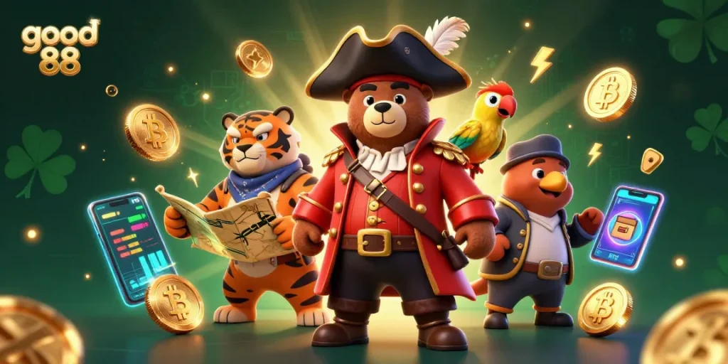 Spin and win at good 88 with vibrant characters and exciting casino elements!