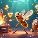 Experience thrilling gameplay at Bongvip with a vibrant 3D casino scene showcasing a lively mascot and dynamic games.