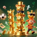 Engage in thrilling games at qs88 with a vibrant casino-themed illustration.