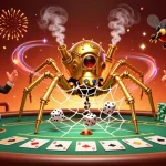 Experience the thrill of 789 bet with our vibrant steampunk casino illustration featuring unique game elements.