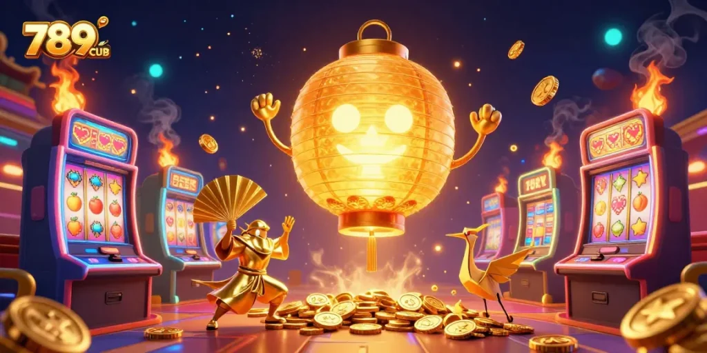 Experience thrilling wins at 789CLUB with vibrant slot machines and exciting casino elements.