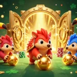 Experience thrilling gameplay at Sunwin with dynamic pangolins in an action-packed casino scene.